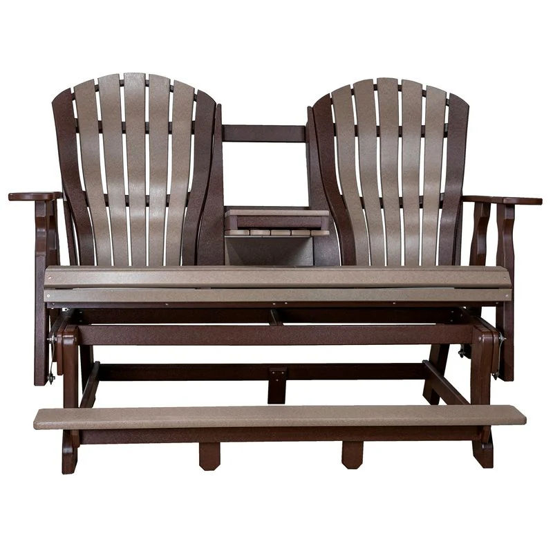 Counter Height 5' Double Bentback Console Glider - BB211
