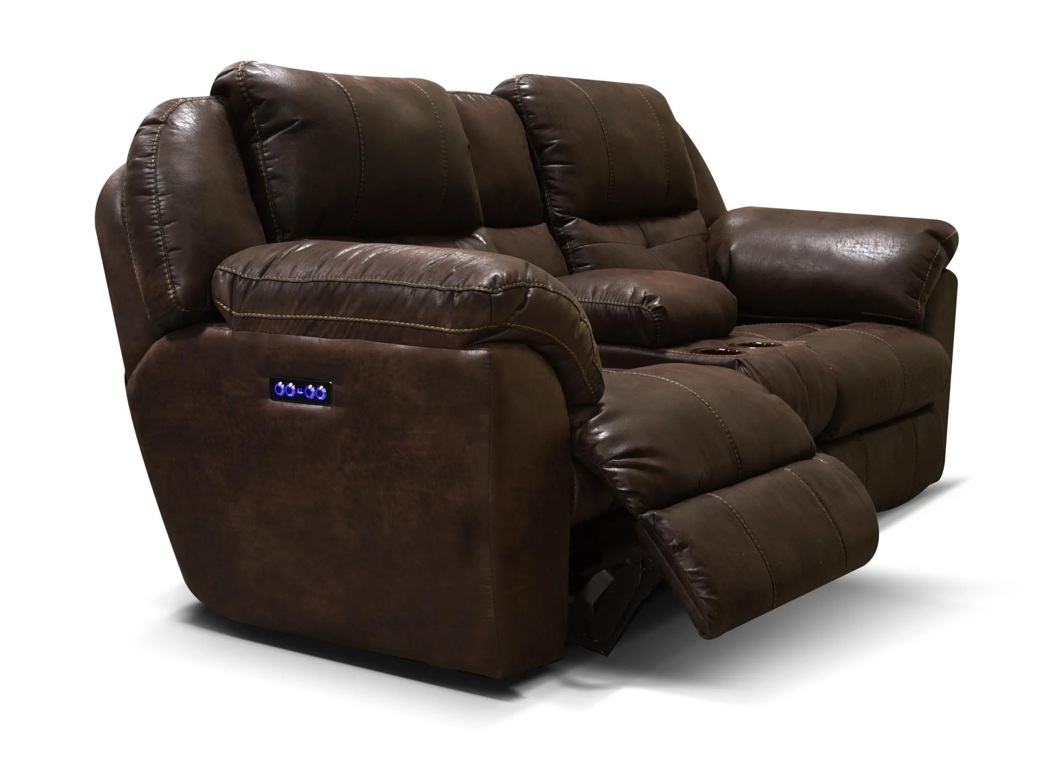 EZ6D85R Double Reclining Loveseat Console - Image 2