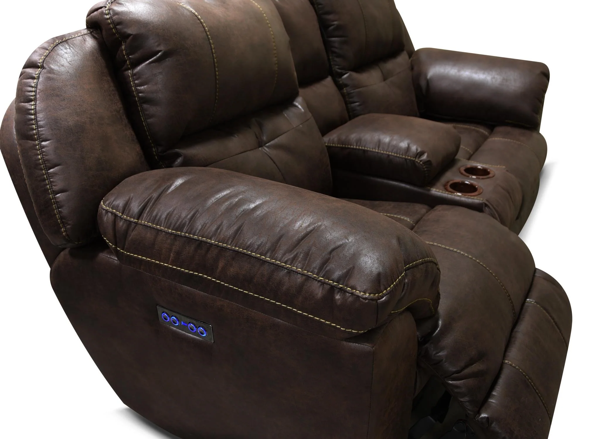 EZ6D85R Double Reclining Loveseat Console - Image 3